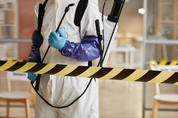 Professional Blood Cleanup technician working in Morganton, NC